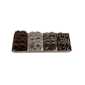 Chocolate Covered Pretzels In 4 Section Tray - Standard