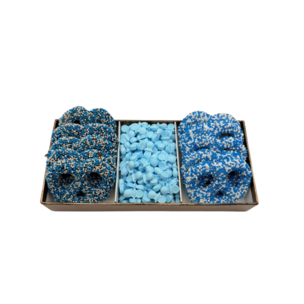 Pretzels With Candy - Blue