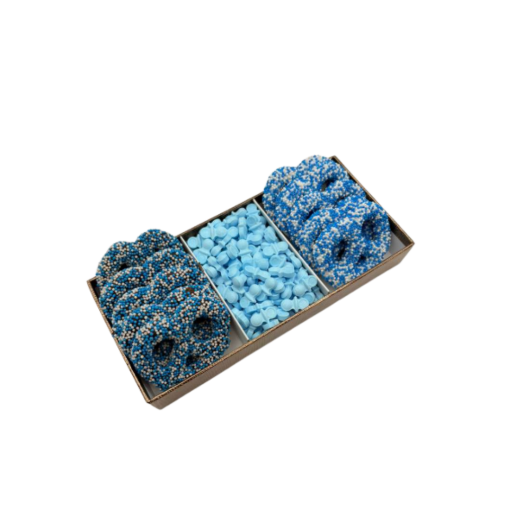 Pretzels With Candy - Blue