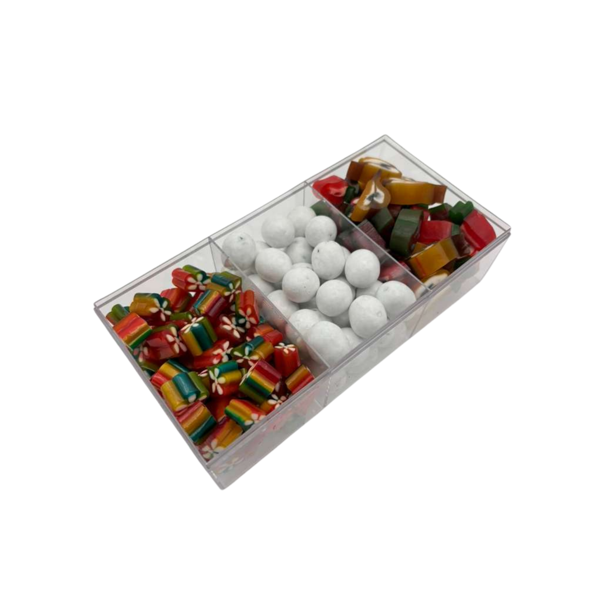 3-Section Acrylic Candy Tray - Standard
