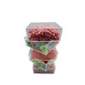 Assorted Candy Tower In Acrylic Squares - Pink