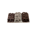 Chocolate Covered Pretzels In 3 Section Tray – Standard