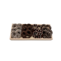 Chocolate Covered Pretzels On Wood Tray - Standard