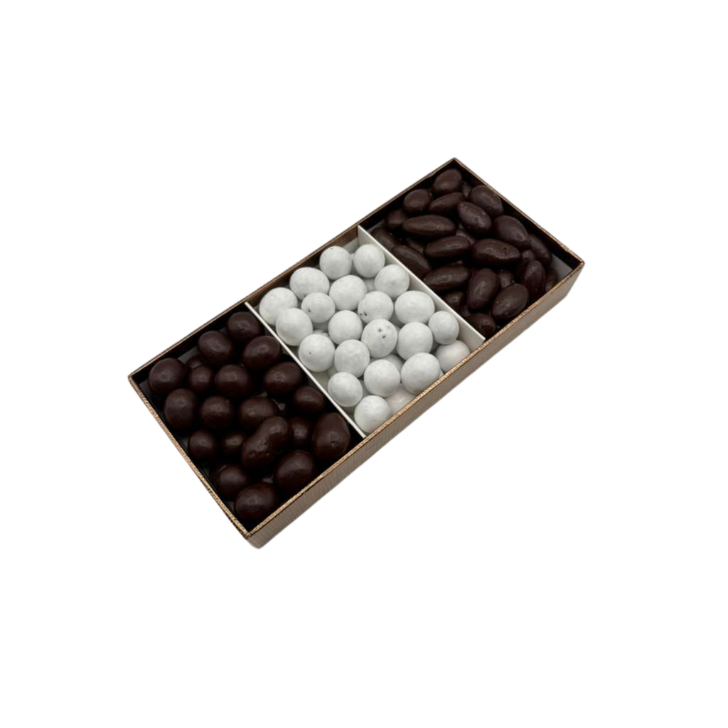 Chocolate In 3 Section Tray - Standard