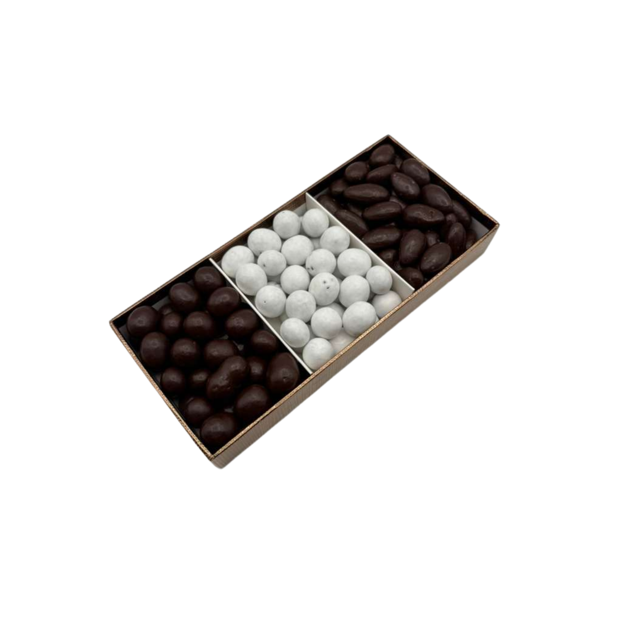 Chocolate In 3 Section Tray - Standard