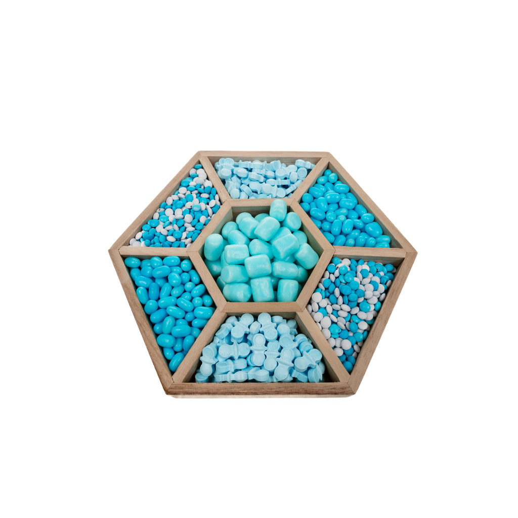 Hexagon Candy Tray – Boy