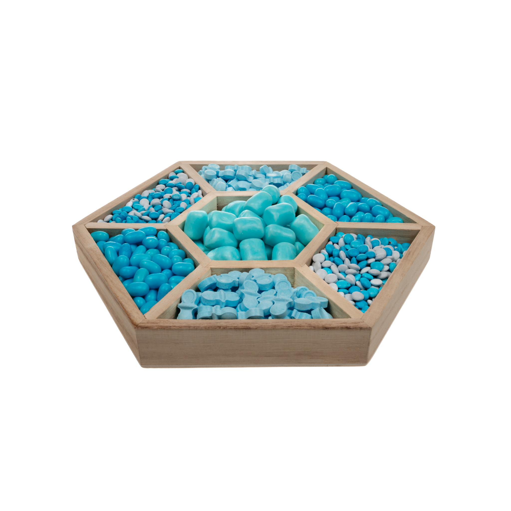 Hexagon Candy Tray – Boy