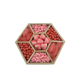 Hexagon Candy Tray – Pink