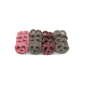Chocolate Covered Pretzels On Elegant Tray – Pink