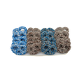 Chocolate Covered Pretzels On Elegant Tray – Blue