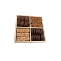 Assorted Chocolates In 4-Section Wood Tray – Standard