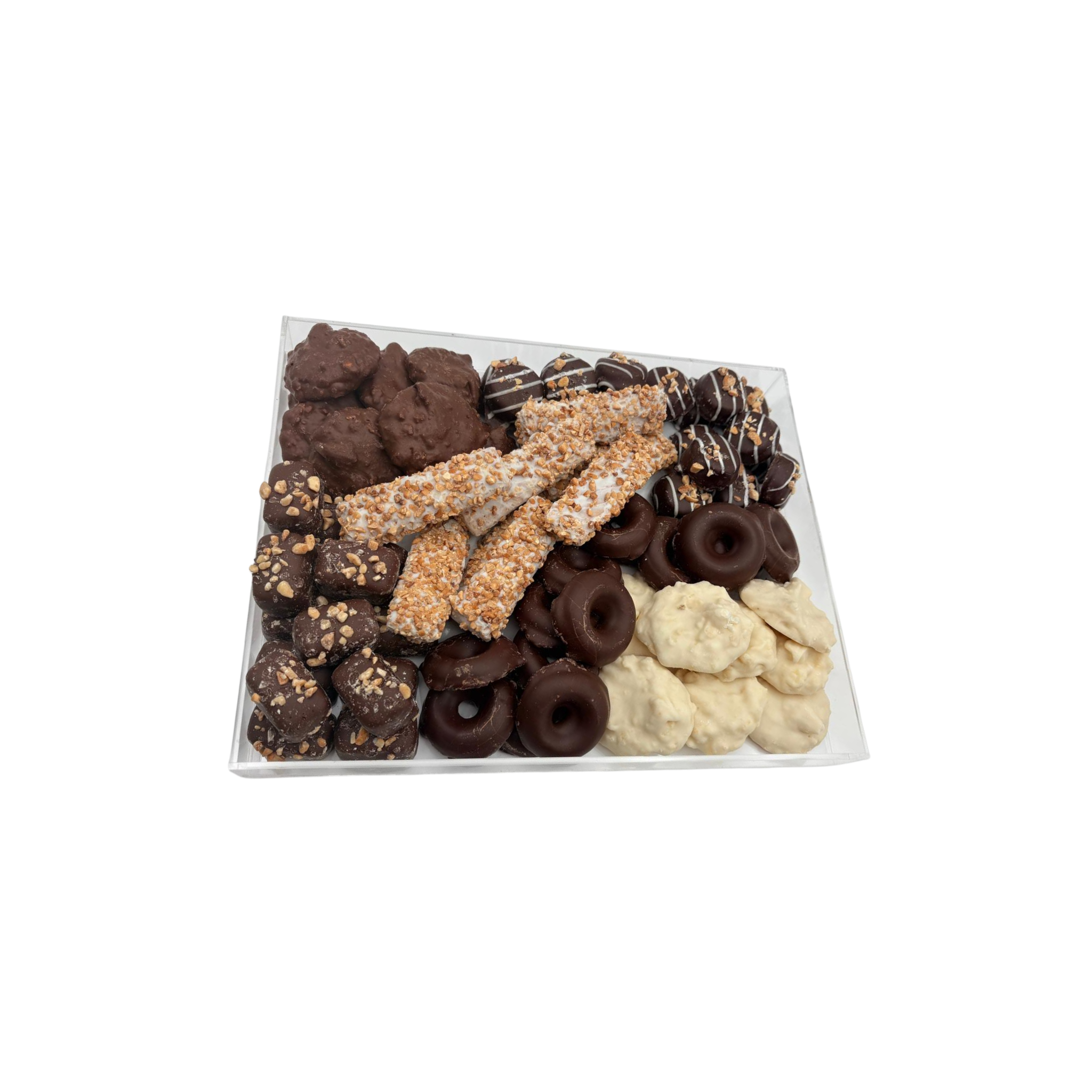 Assorted Chocolate On Lucite Tray - Standard