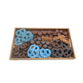 Special Assorted Chocolates On Wood Board – Blue